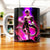 Tasse Freezer en céramique noire avec anse blanche et illustration vibrante de Freezer en violet et rose de Dragon Ball Z