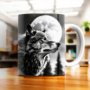 Mug Loup Monochrome - Les Bois d'Aurore