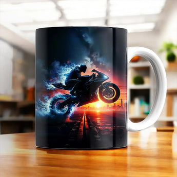 Mug Moto Noire - Les Bois d'Aurore