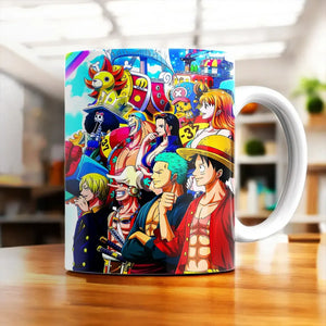 Tasse Mug Mugiwara avec équipage Mugiwara One Piece en couleur vive