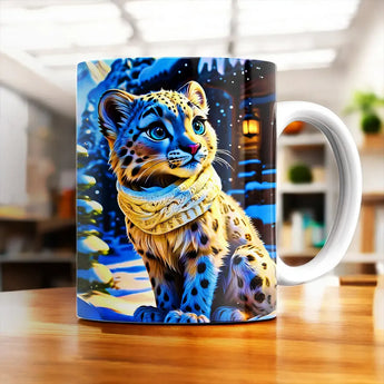 Mug Panthère des Neiges - Les Bois d'Aurore
