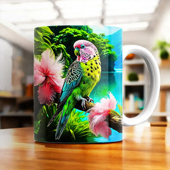 Mug Perroquet Tropical - Les Bois d'Aurore