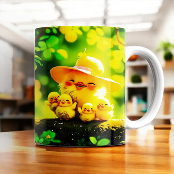 Mug Poussin Famille - Les Bois d'Aurore