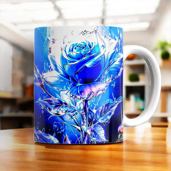 Mug Rose Bleue - Les Bois d'Aurore