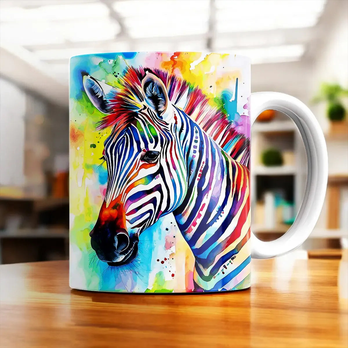 Mug Zèbre Coloré - Les Bois d'Aurore