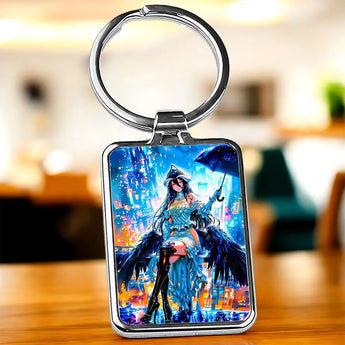 Porte Clé Albedo Overlord - Les Bois d'Aurore