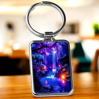 Porte Clé Cascade Fleur - Les Bois d'Aurore