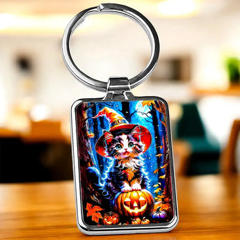 Porte Clé Chat Halloween - Les Bois d'Aurore