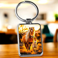 Porte Clé Cheval Famille