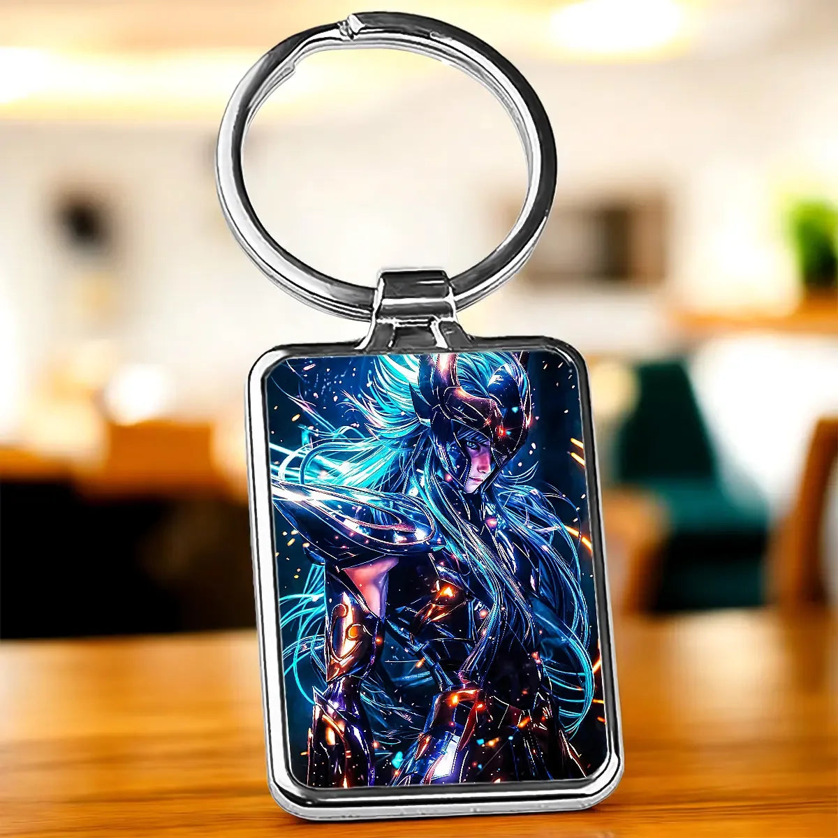 Porte Clé Chevalier d'Or Aquarius Dark - Les Bois d'Aurore