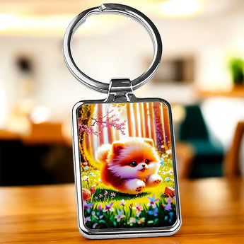 Porte Clé Chiot Fluffy - Les Bois d'Aurore