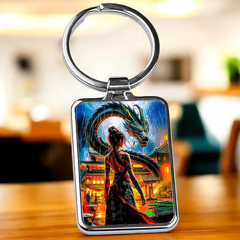 Porte Clé Dragon Japonais - Les Bois d'Aurore