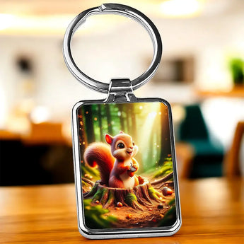 Porte Clé Ecureuil Forêt - Les Bois d'Aurore