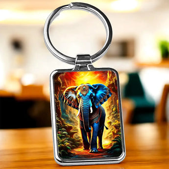 Porte Clé Elephant Ancien - Les Bois d'Aurore