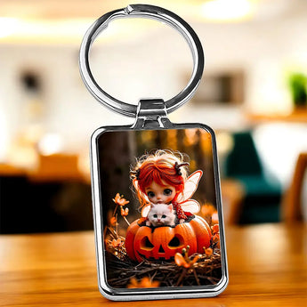 Porte Clé Fée Citrouille - Les Bois d'Aurore