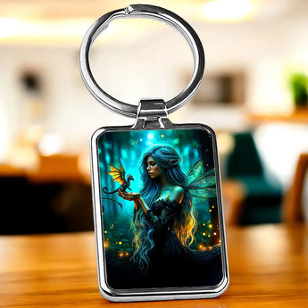 Porte Clé Fée Dragon - Les Bois d'Aurore