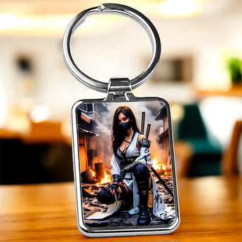 Porte Clé Femme Ninja - Les Bois d'Aurore