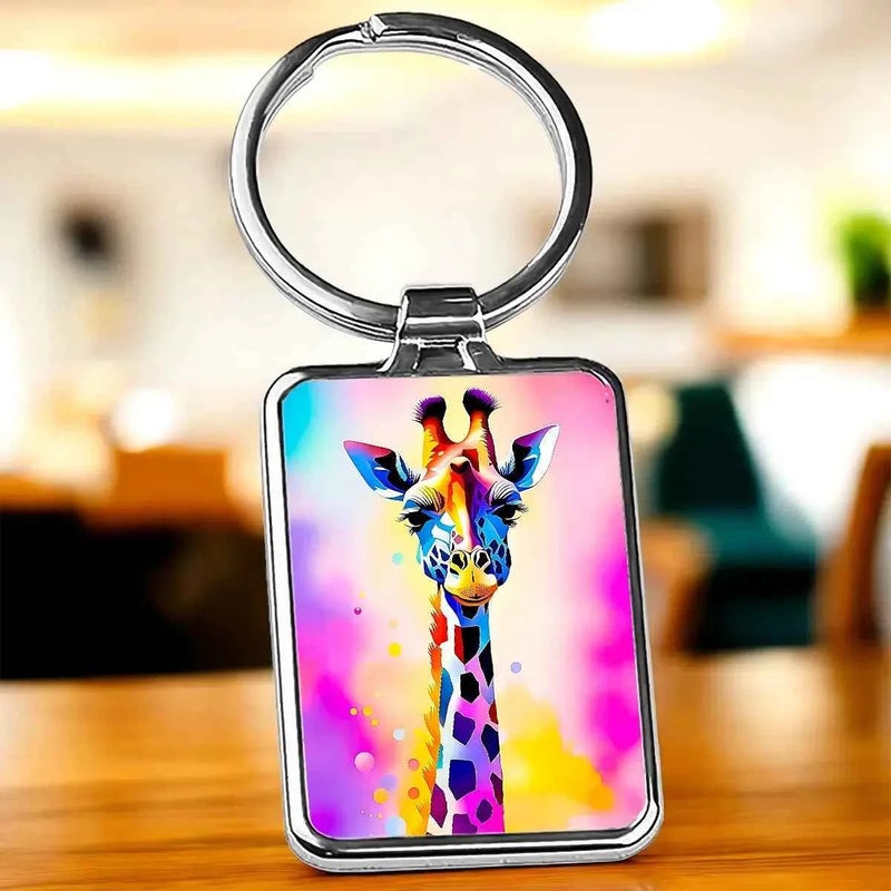 Porte Clé Girafe Pop