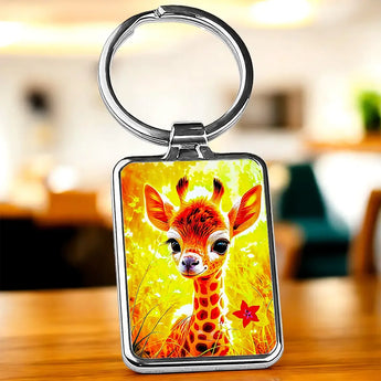 Porte Clé Girafe - Les Bois d'Aurore