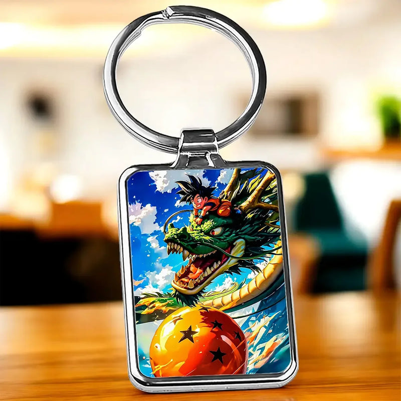 Porte-clé Goku Dragon enfant : Goku sur Shenron avec Dragon Ball