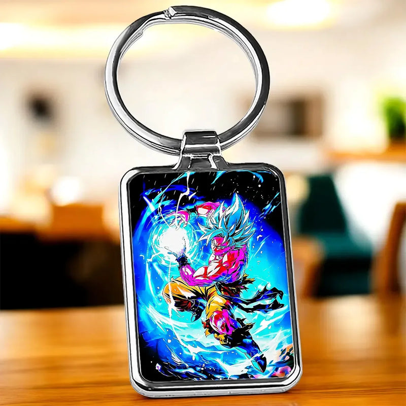 Porte-clé Goku Migatte : Goku Super Saiyan Blue en énergie bleue électrique