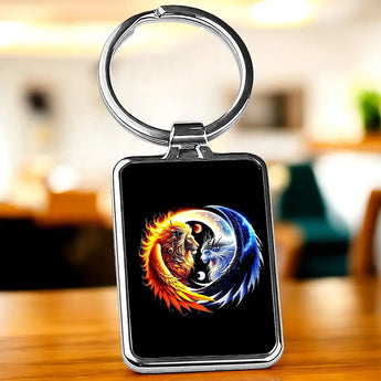 Porte Clé Lion et Lionne - Les Bois d'Aurore