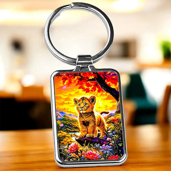 Porte Clé Lionceau - Les Bois d'Aurore