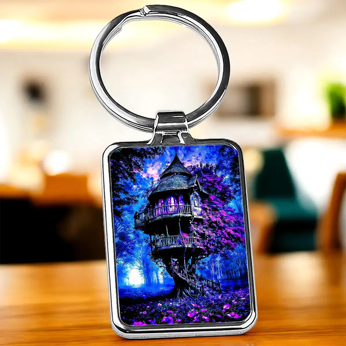 Porte Clé Maison de Sorcière - Les Bois d'Aurore