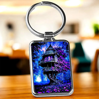 Porte Clé Maison de Sorcière - Les Bois d'Aurore