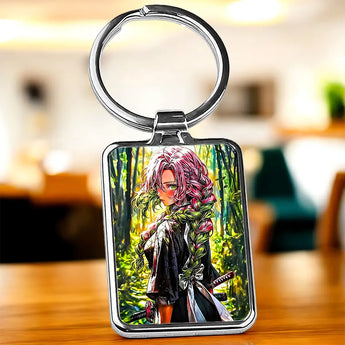 Porte Clé Mitsuri Kanroji (Pilier de l'Amour) - Les Bois d'Aurore