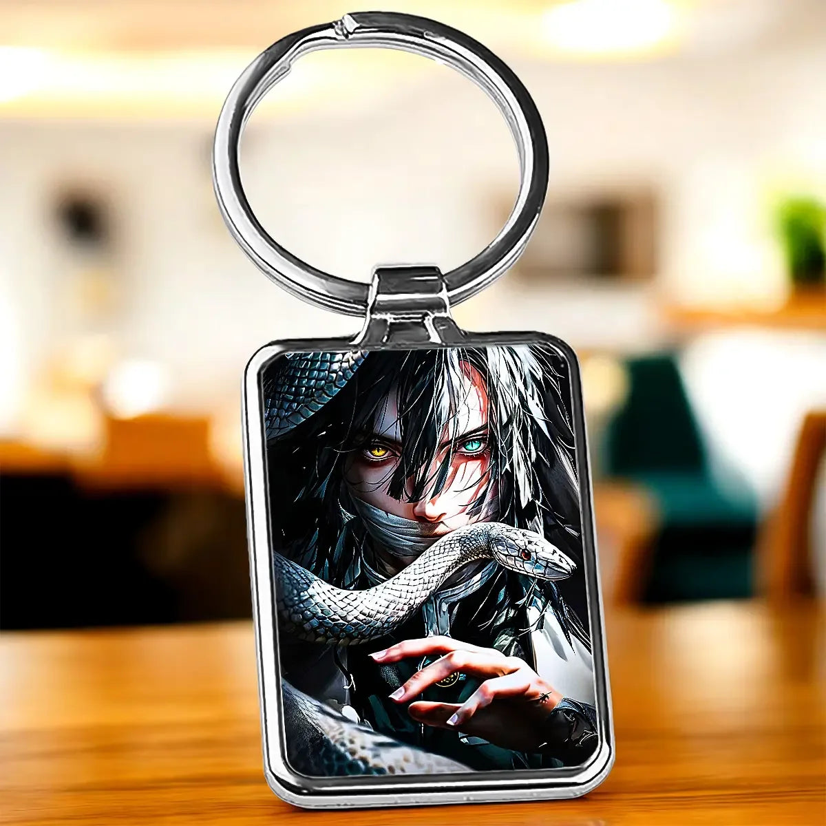 Porte Clé Obanai Iguro (Pilier Serpent) - Les Bois d'Aurore