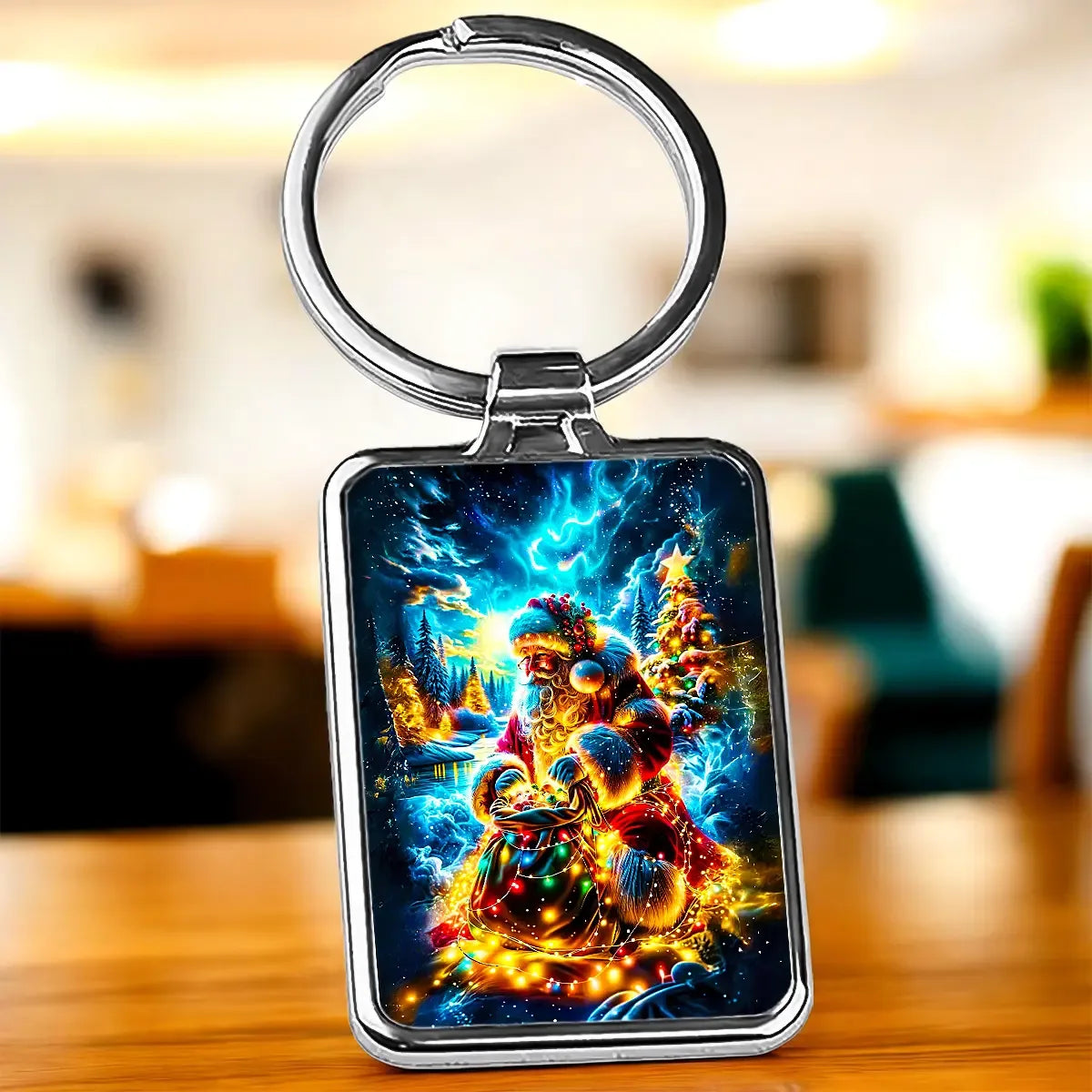 Porte Clé Père Noël - Les Bois d'Aurore