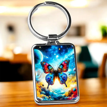 Porte Clé Papillon Univers - Les Bois d'Aurore