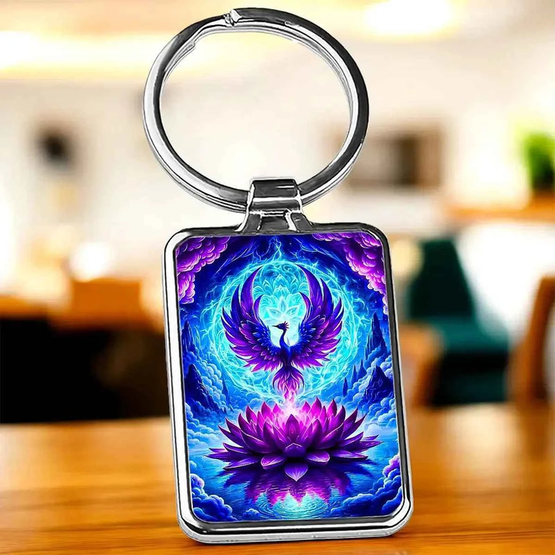 Porte Clé Phoenix Lotus