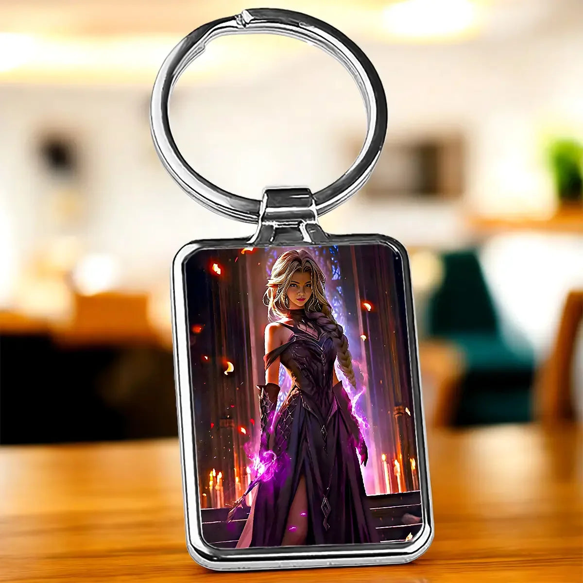 Porte Clé Princesse Guerrière - Les Bois d'Aurore