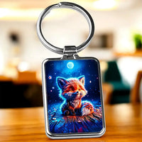 Porte Clé Renard Lune