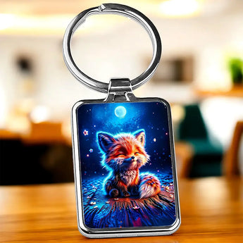 Porte Clé Renard Lune - Les Bois d'Aurore