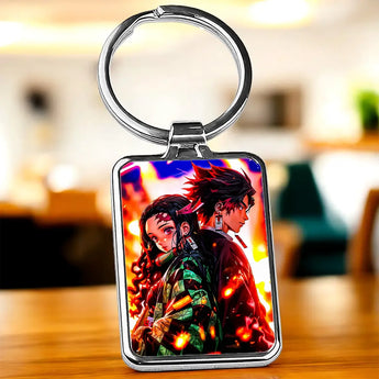 Porte Clé Tanjiro X Nezuko - Les Bois d'Aurore