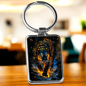 Porte Clé Tigre Lave - Les Bois d'Aurore