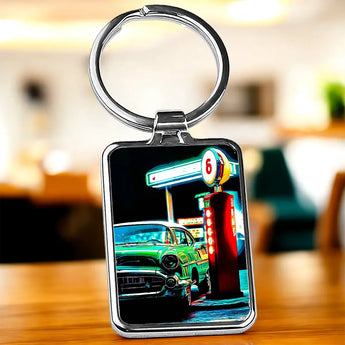 Porte Clé Voiture Vintage - Les Bois d'Aurore