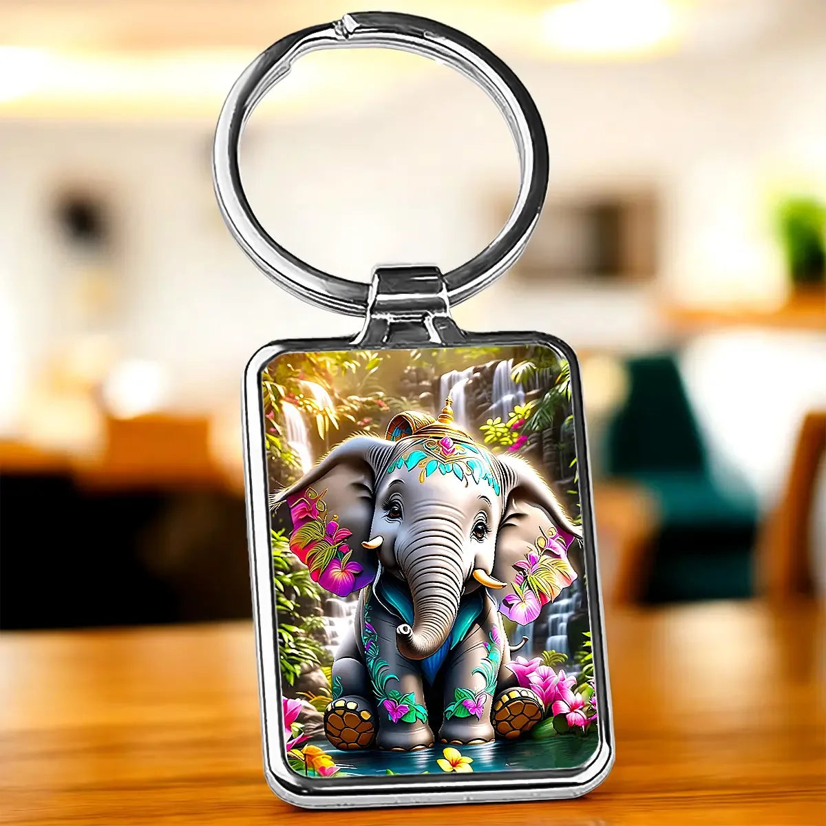 Porte Clé Éléphant Bébé - Les Bois d'Aurore