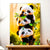 Tableau 3 petits Pandas