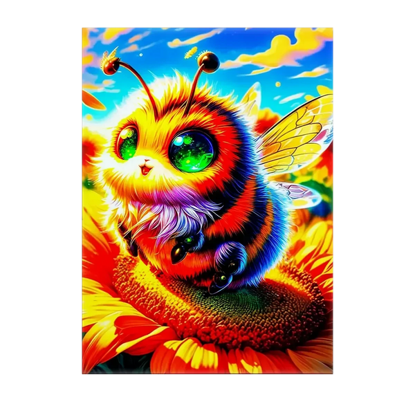 Tableau Abeille – 10x15 cm