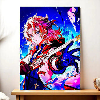 Tableau Albedo Genshin Impact - Les Bois d'Aurore