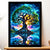 Cadre Noir Arbre de vie Nature