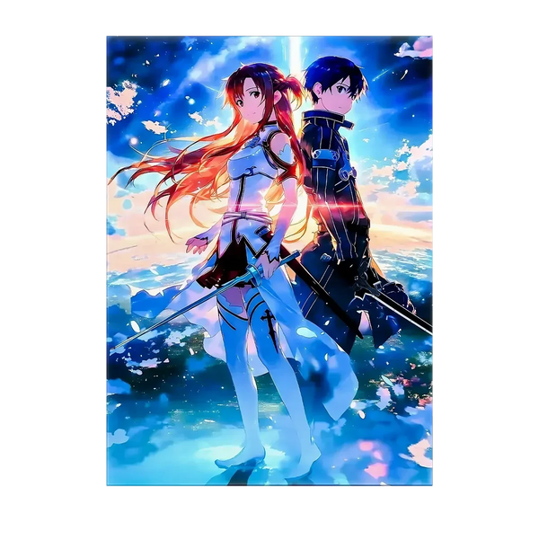 Tableau Asuna et Kirito – 10x15 cm