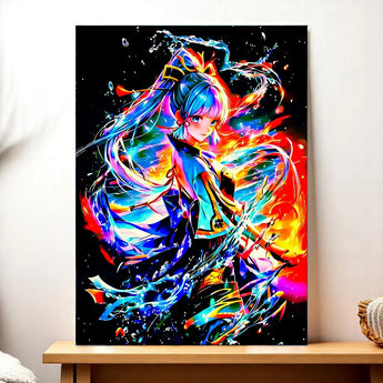 Tableau Ayaka Genshin Impact - Les Bois d'Aurore