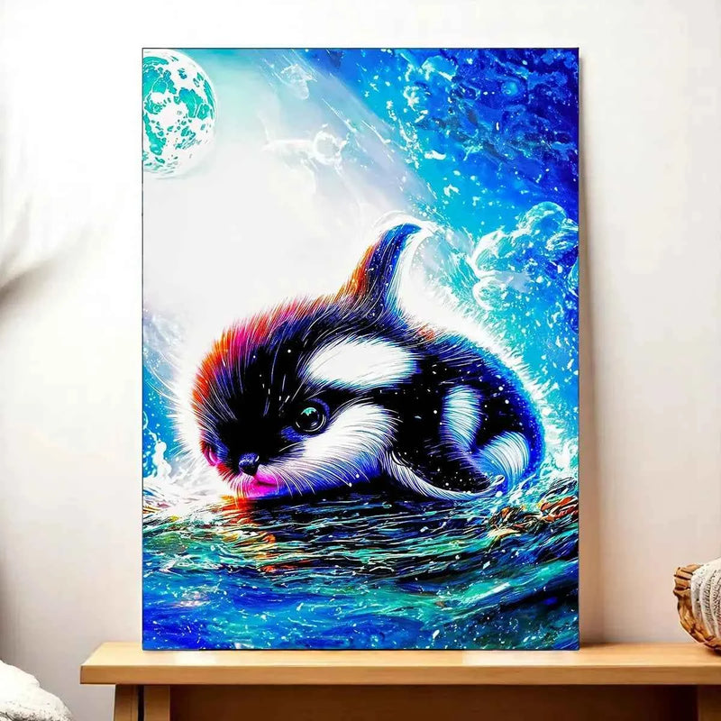 Tableau Bébé Orque