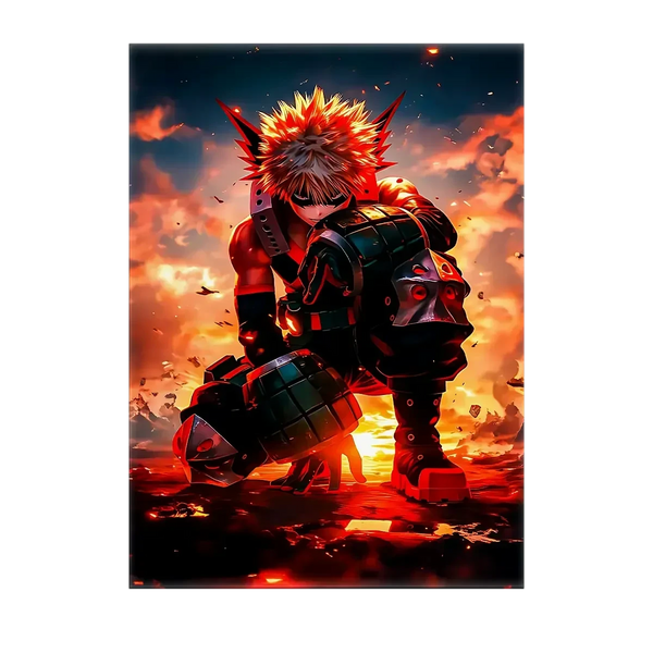 Tableau Bakugo – 10x15 cm