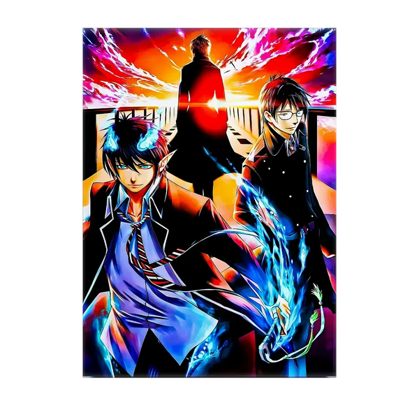 Tableau Blue Exorcist – 10x15 cm